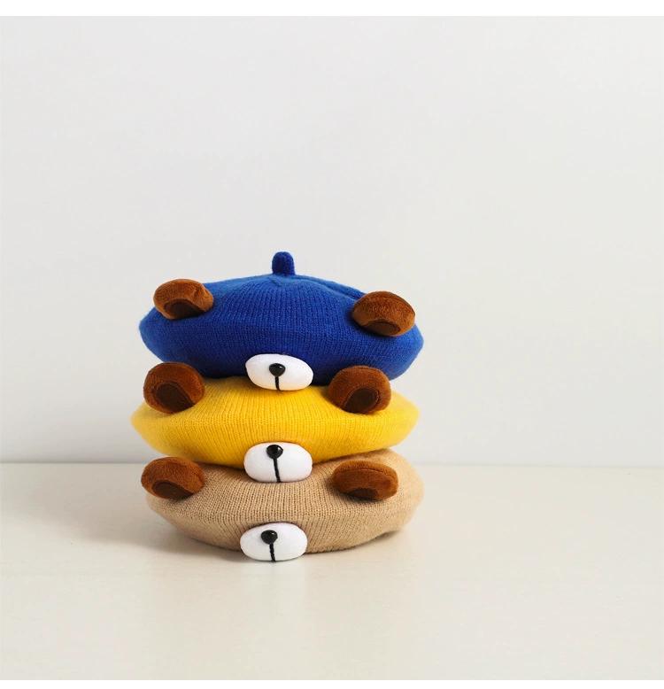 Adorable Kids Bear Beret