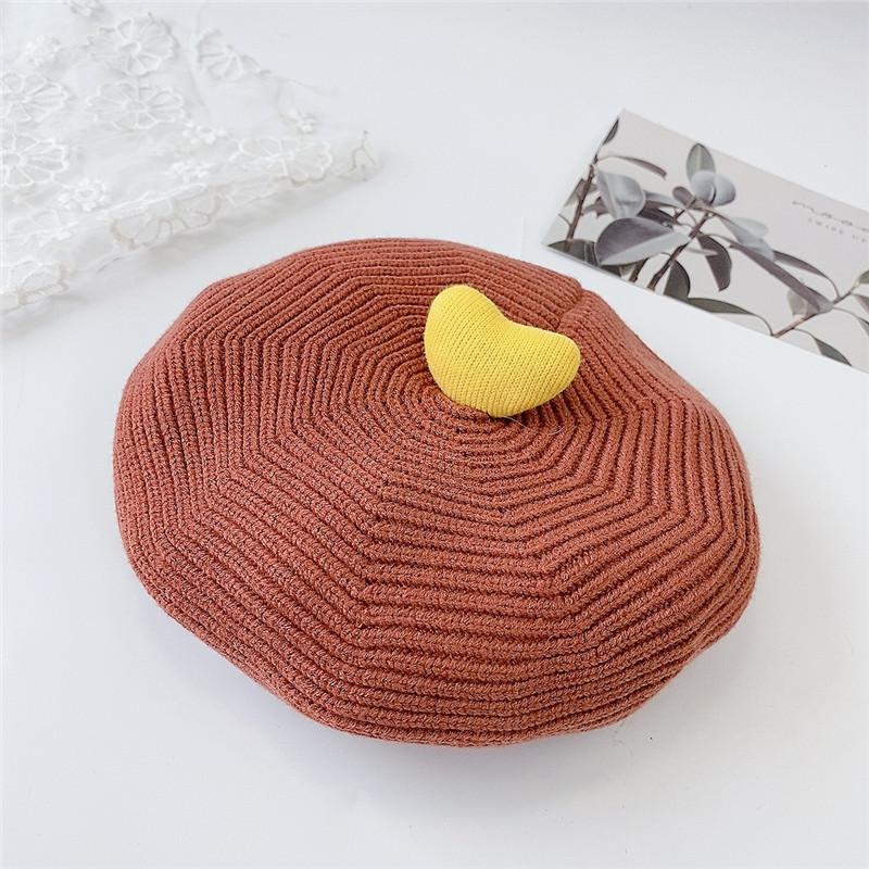 Baby Cute Heart Berets