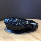 Fashion bright color vintage women leather beret