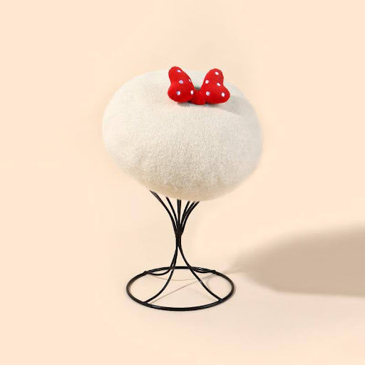 Stylish Kids Bowtie Beret