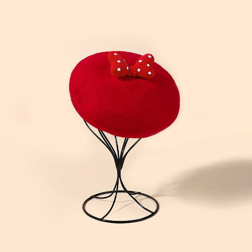 Stylish Kids Bowtie Beret