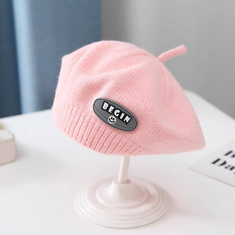 Infant and Young Children Knitted Yarn Beret for Boys and Girls