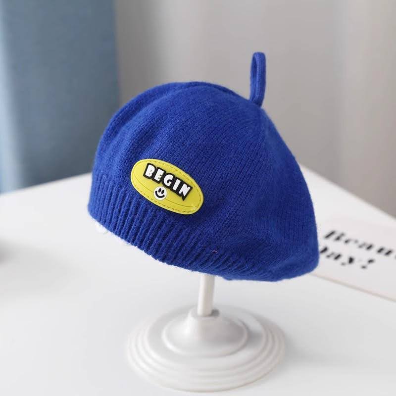 Infant and Young Children Knitted Yarn Beret for Boys and Girls