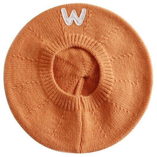 Popular baby knitted woolen letter berets