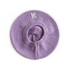 Popular baby knitted woolen letter berets