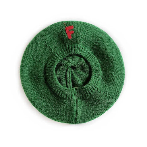 Popular baby knitted woolen letter berets